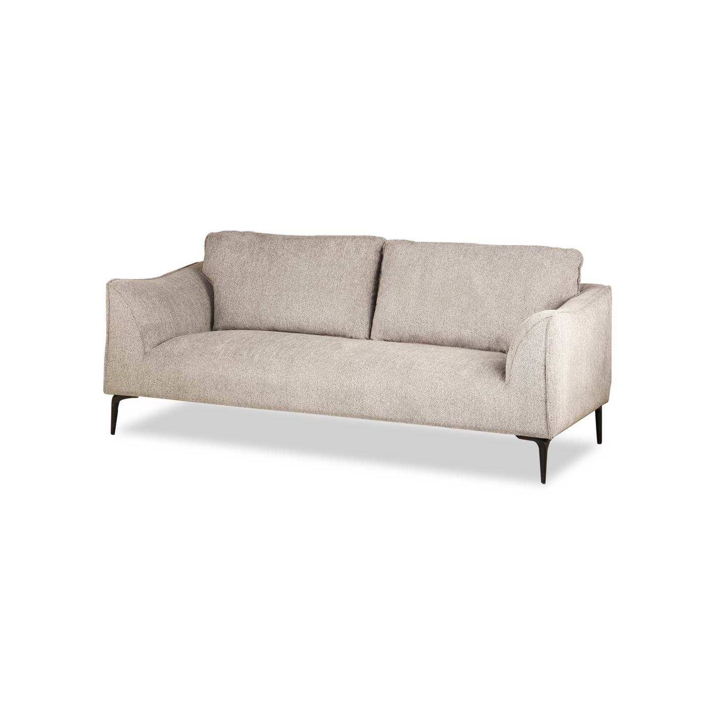 Pre-Order | Zoe 3 seat fabric sofa - LazyBear Mocha